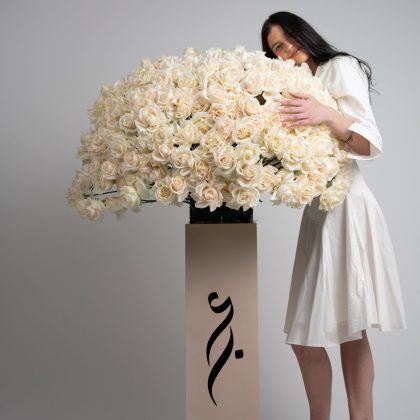 White roses cloud