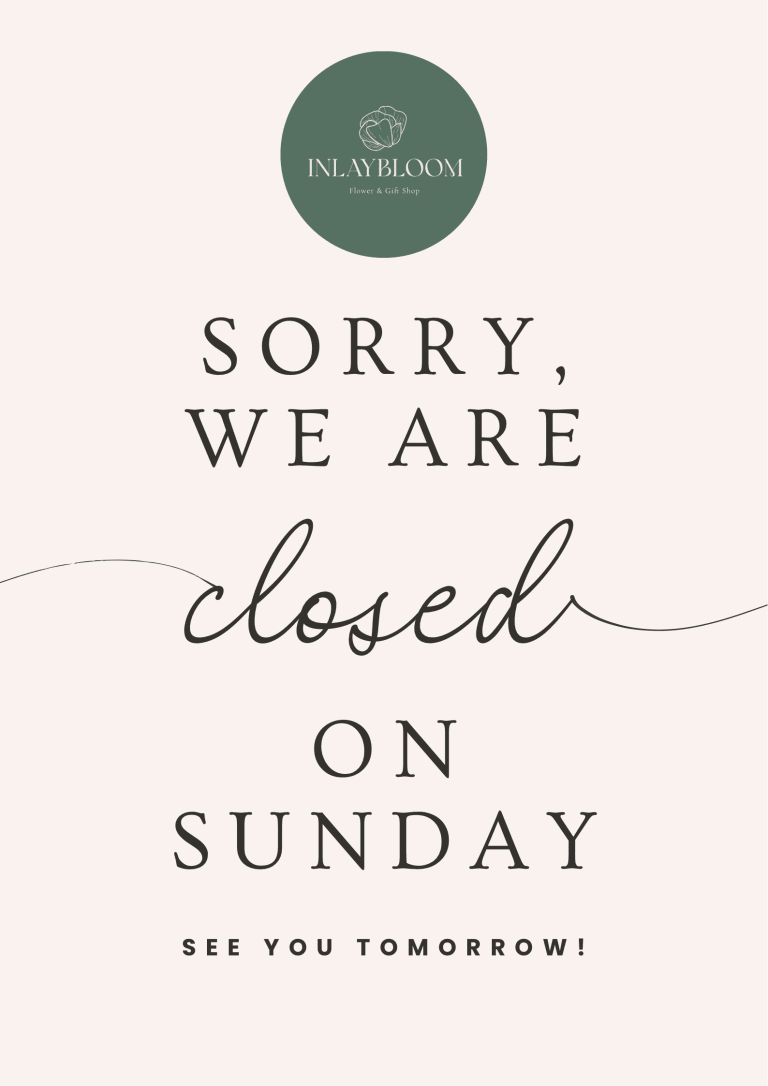 inlay bloom sunday off