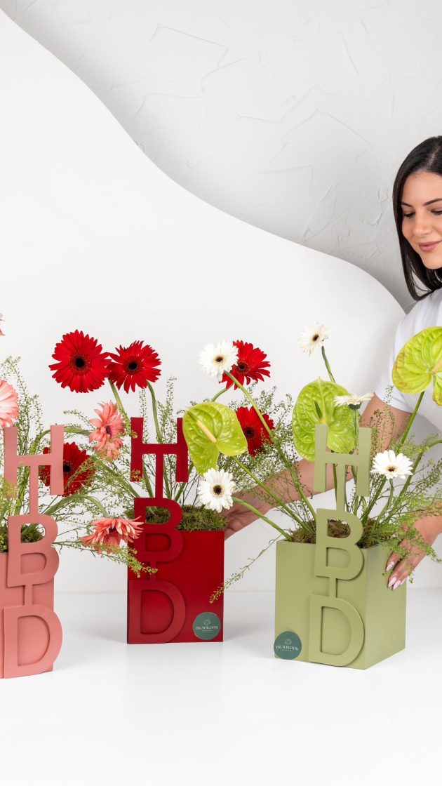 Red HBD mix of gerberas