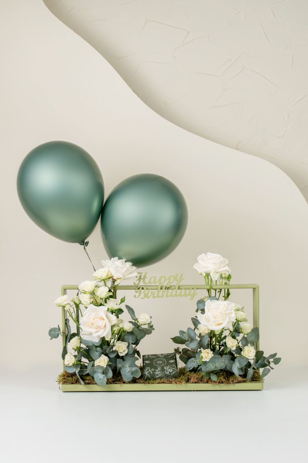 Green HBD chocolate box