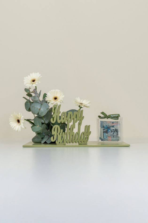 Green money tray