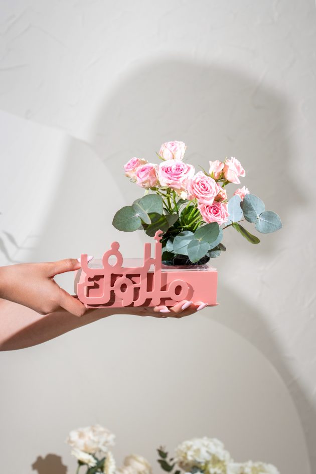 Pink roses money box