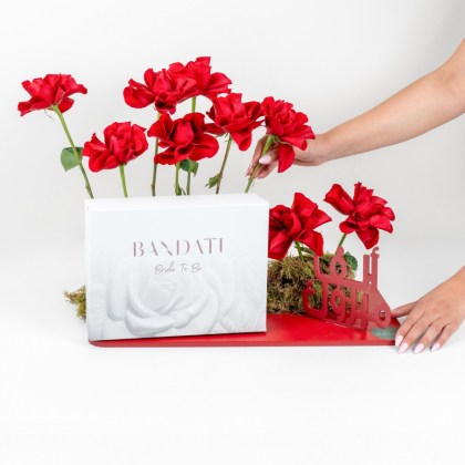 Bridal gift with roses