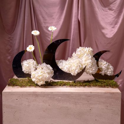 Ramadan White Centerpiece