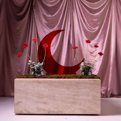 Ramadan Red Centerpiece