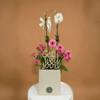 Get well soon with pink mix