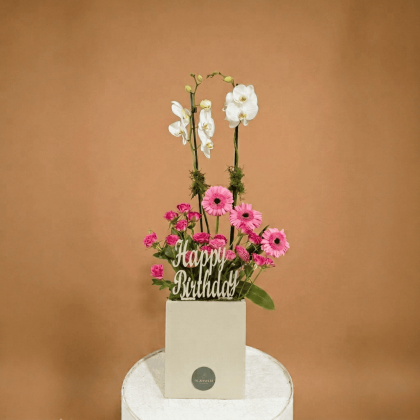 HBD with pink mix