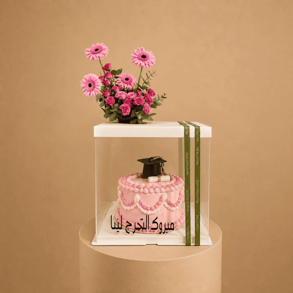 Customize pink large cake