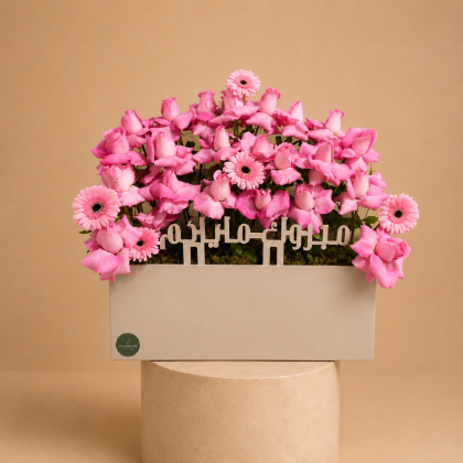 Pink baby celebration