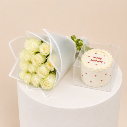 Bloom box of cake