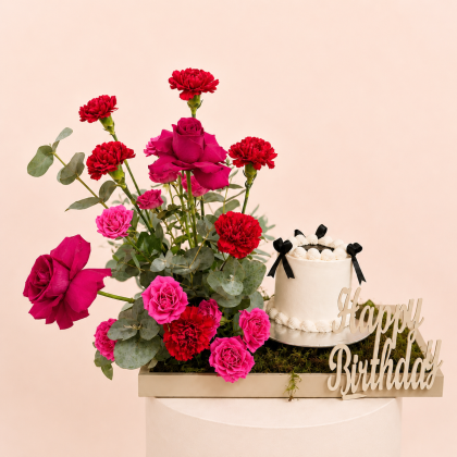 Birthday white gift