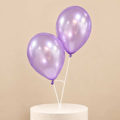 Purple Shine Birthday - Helium Balloons