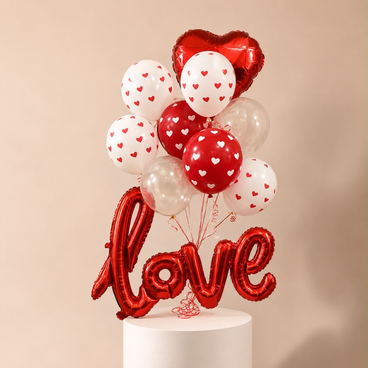 Red Love - Helium Balloons