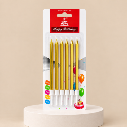 Birthday Gold Candles