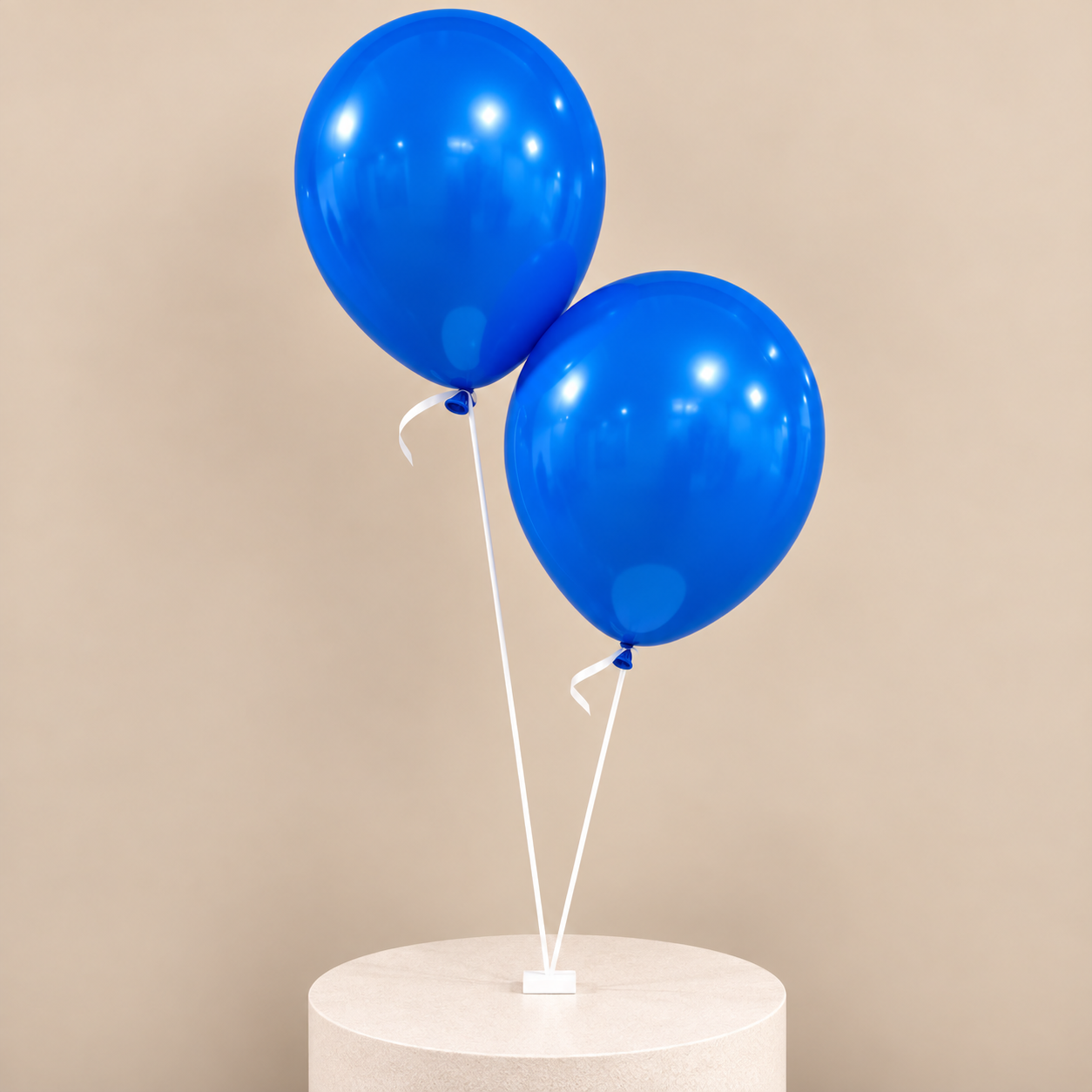 Double Blue Birthday - Helium Balloons