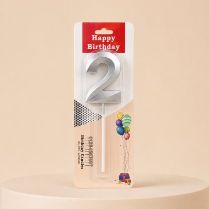 Number 2 Candle