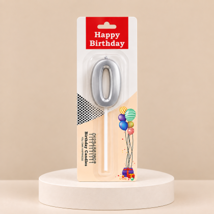 Number 0 Candle