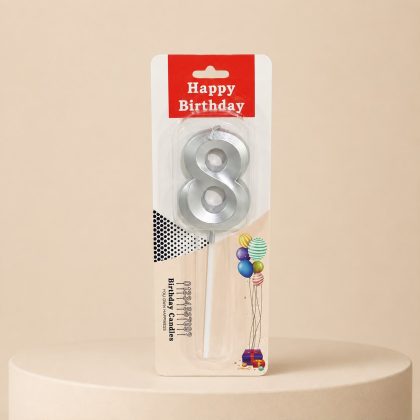 Number 8 Candle