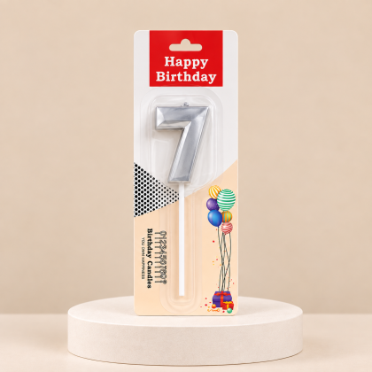 Number 7 Candle