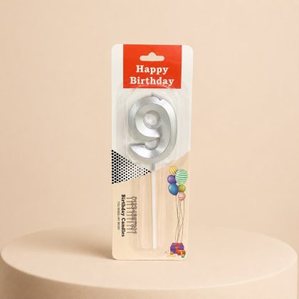 Number 9 Candle