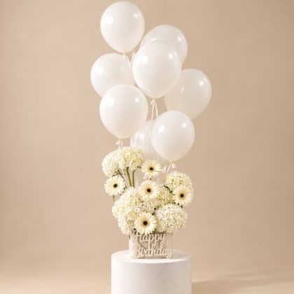 Birthday dozen of balloons