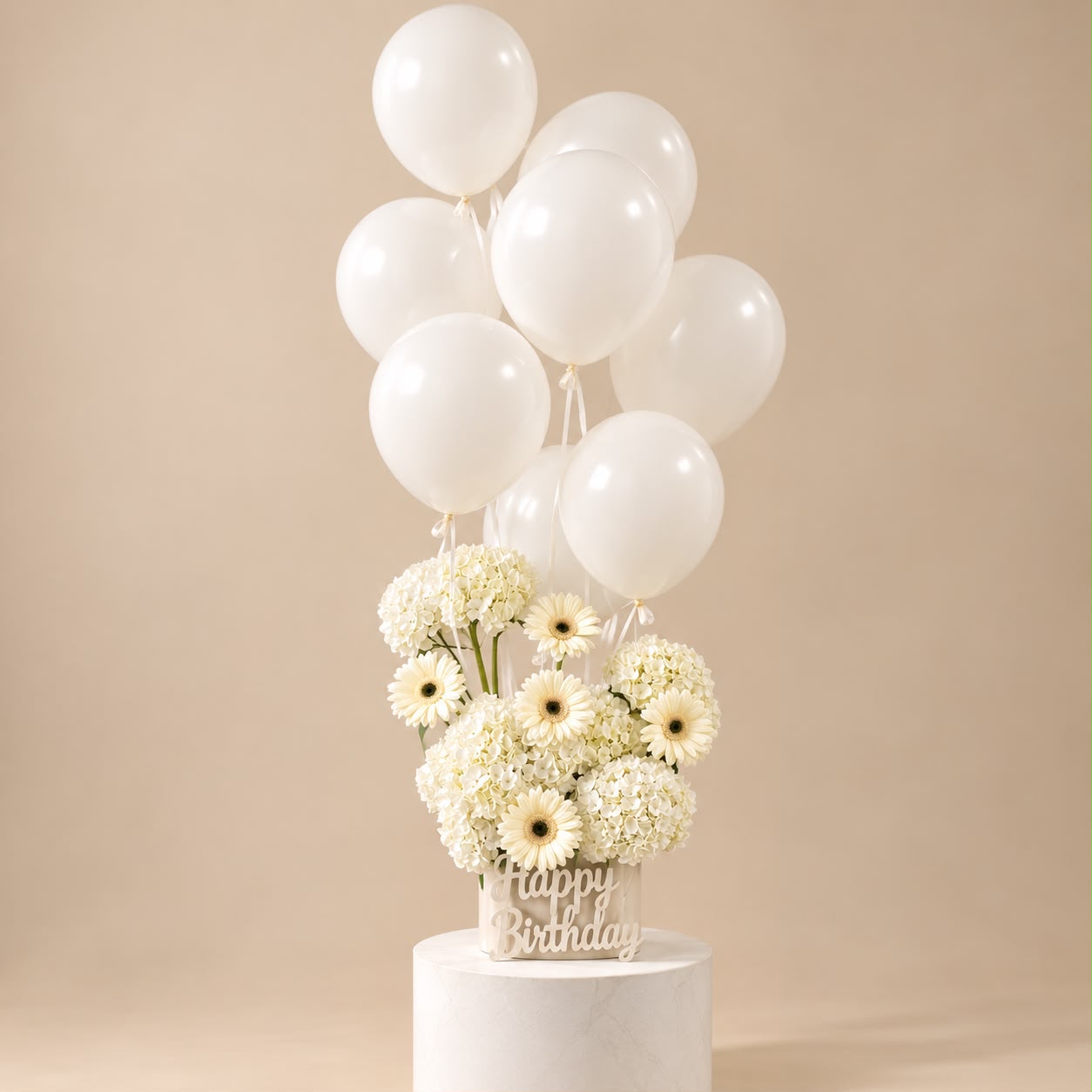 Birthday dozen of balloons